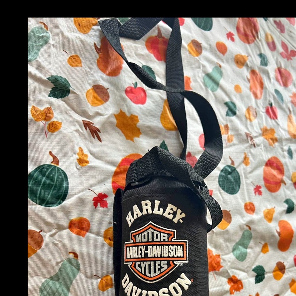 Harley-Davidson Black and Orange Bottle Holder - Picture 2 of 4